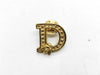 Dior logo brooch