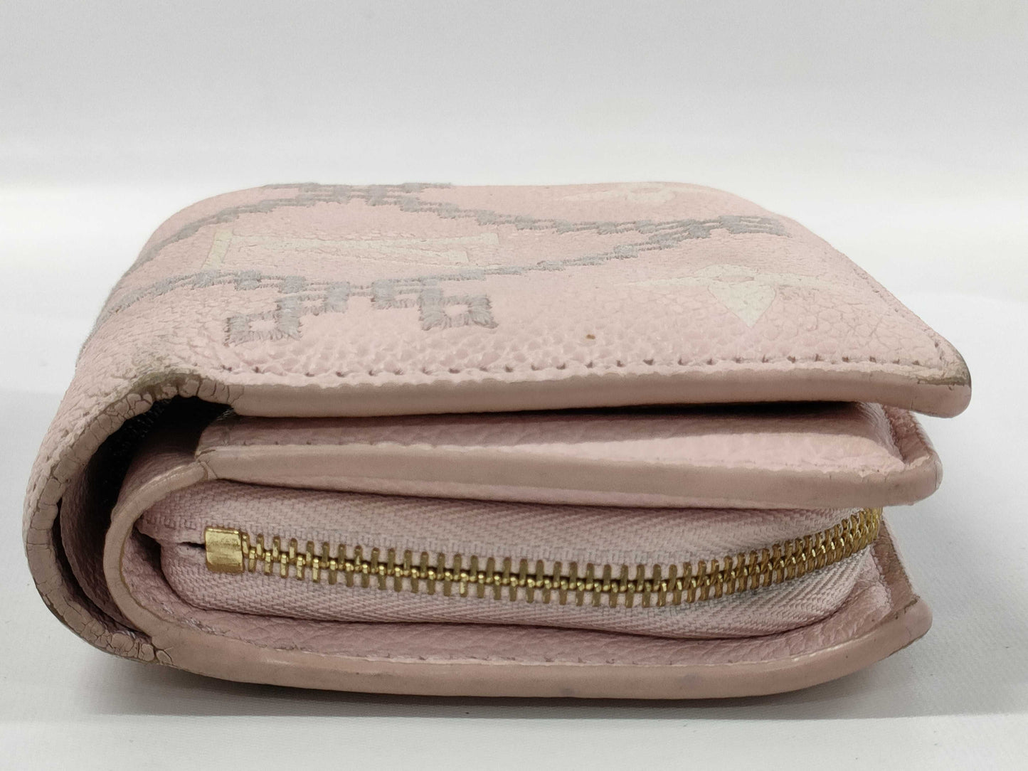 LOUIS VUITTON Monogram Empreinte Broderie Portefeuille Claire Wallet