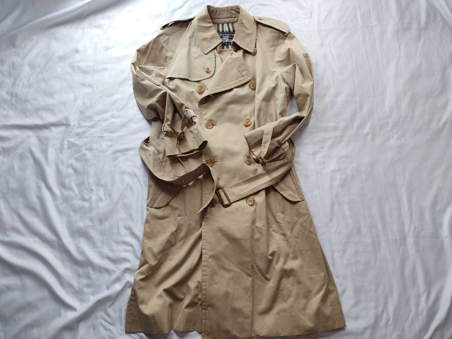 BURBERRY trench coat with Nova check lining