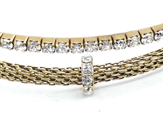 Swarovski/Gold/Rhinestone/Bangle Bracelet/Bangle
