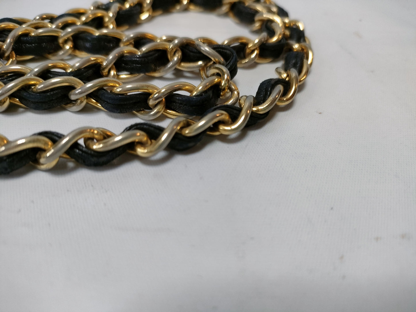 CHANEL Lambskin Vintage Chain Shoulder Bag