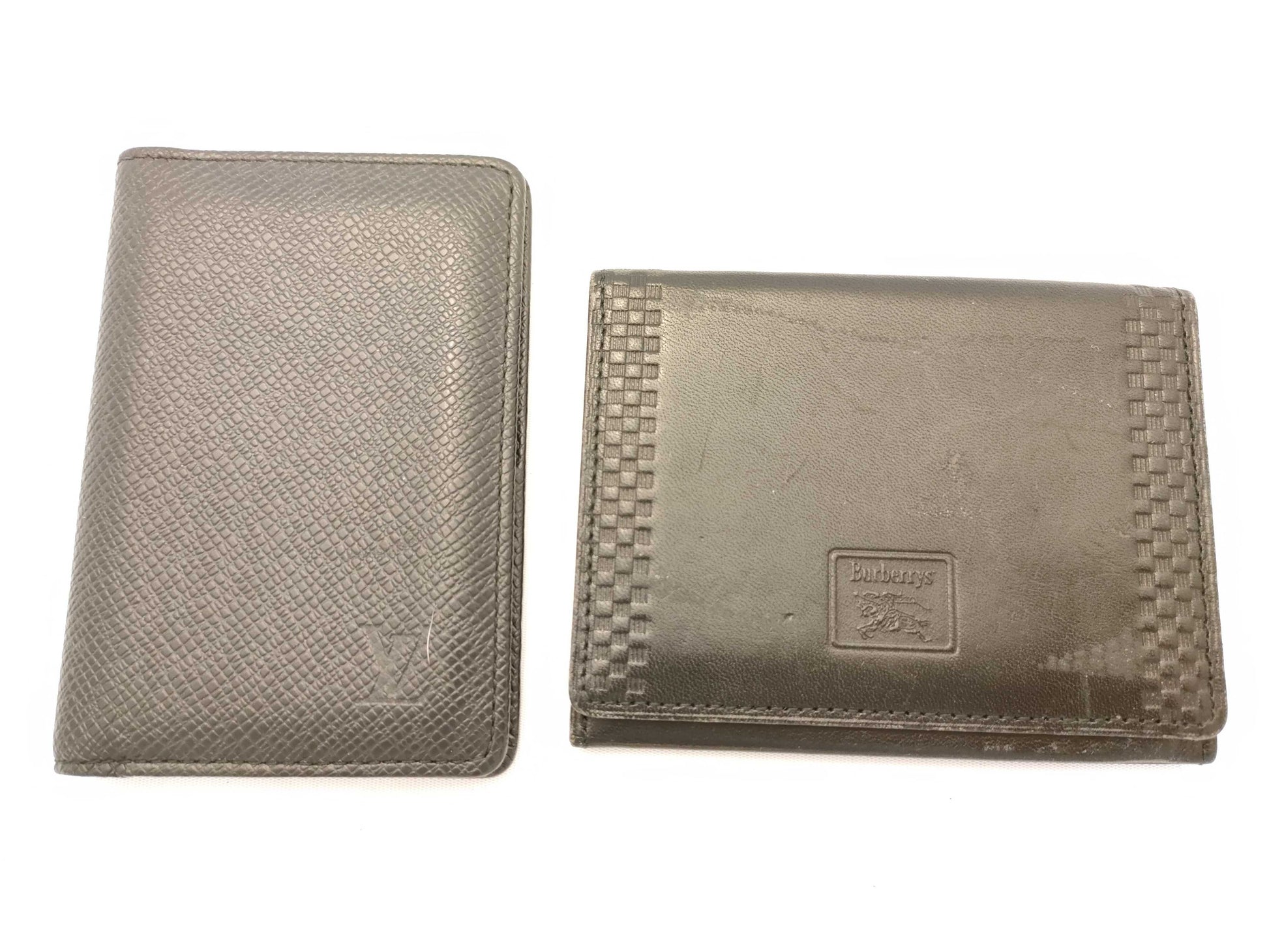 LOUIS VUITTON Taiga Organizer de Poche / Burberry Card Case Card Case, Pass Case, Business Card Case