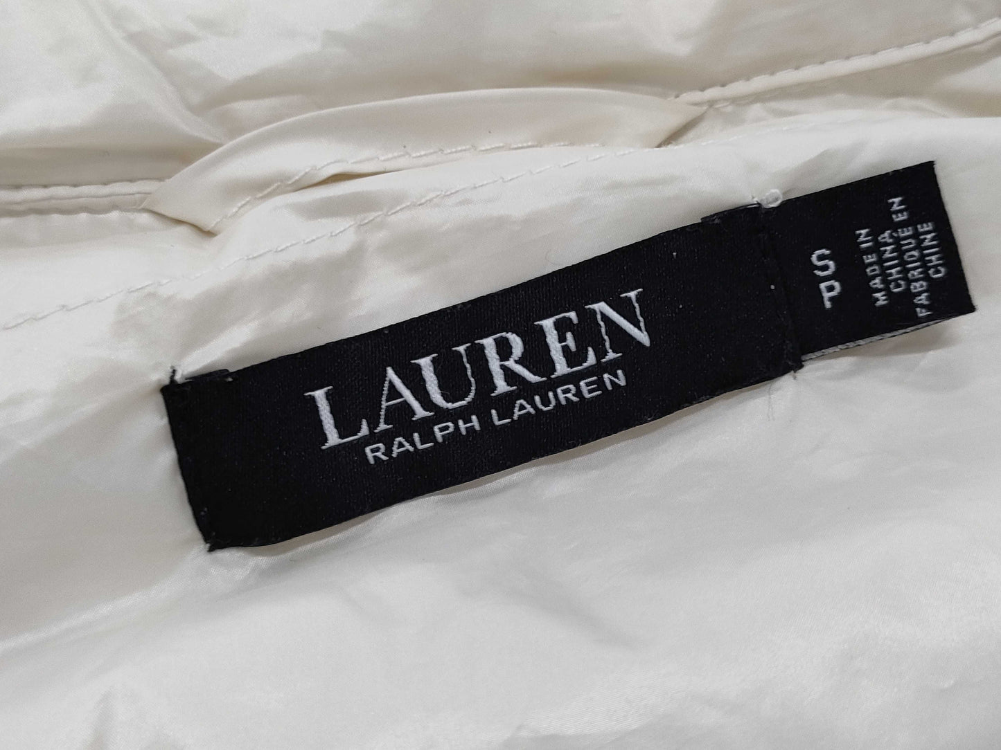 Ralph Lauren White Down Jacket