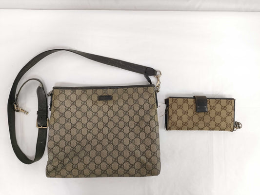 GUCCI GG Canvas Bag and Accessory Set Shoulder Bag