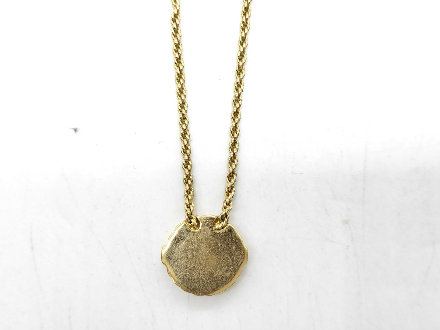 Dior Christian Dior Logo Necklace GP Gold Necklace