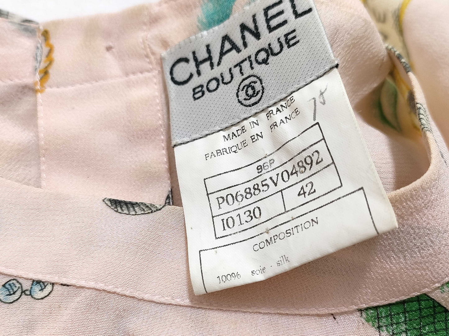 CHANEL 96P Silk Tops Tops
