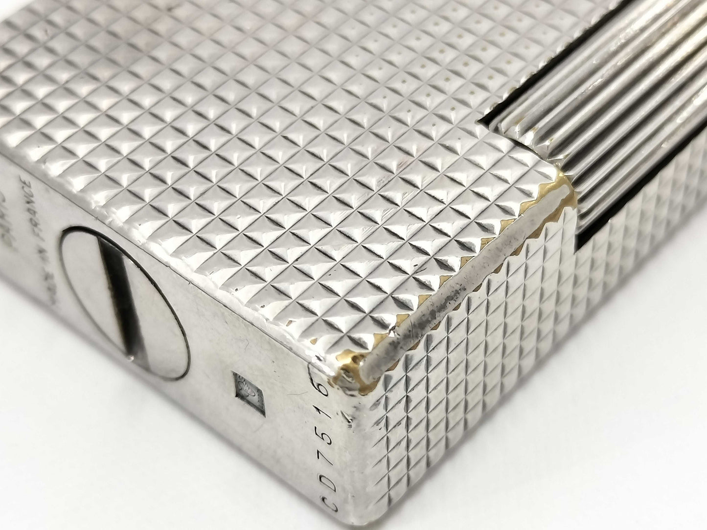 Dupont Silver Lighter Roller Lighter
