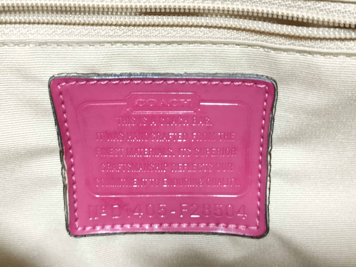 COACH Signature Bag Set Handbag