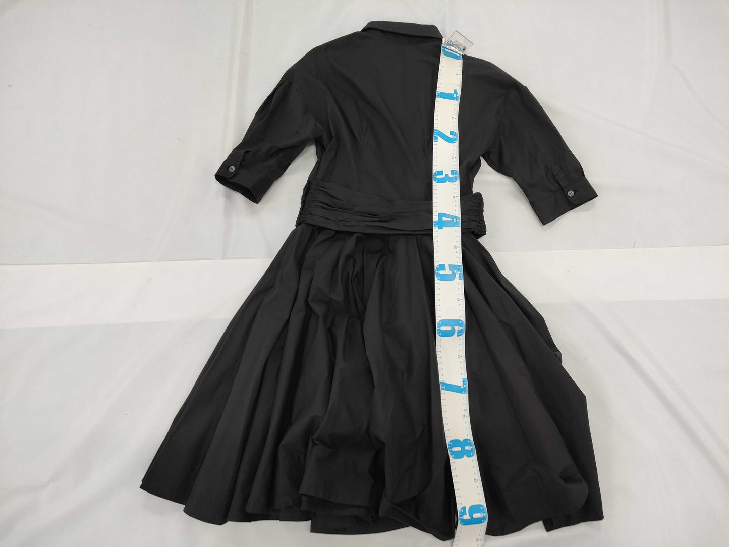PRADA Short Sleeve Black Dress