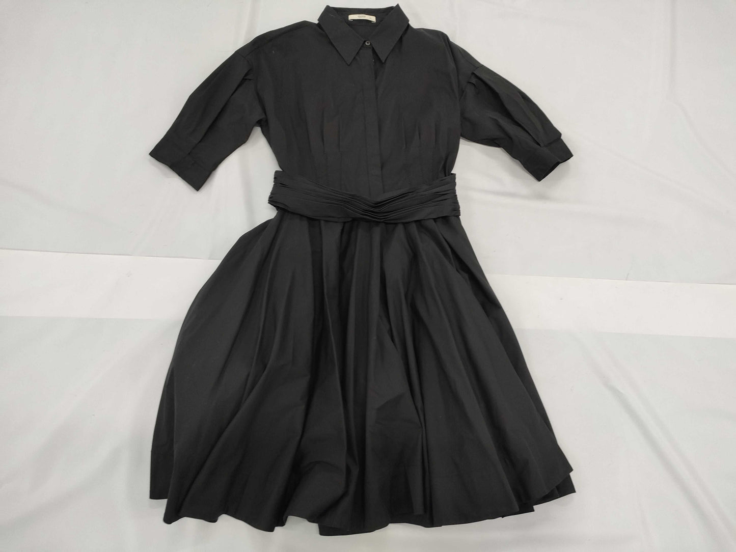 PRADA Short Sleeve Black Dress