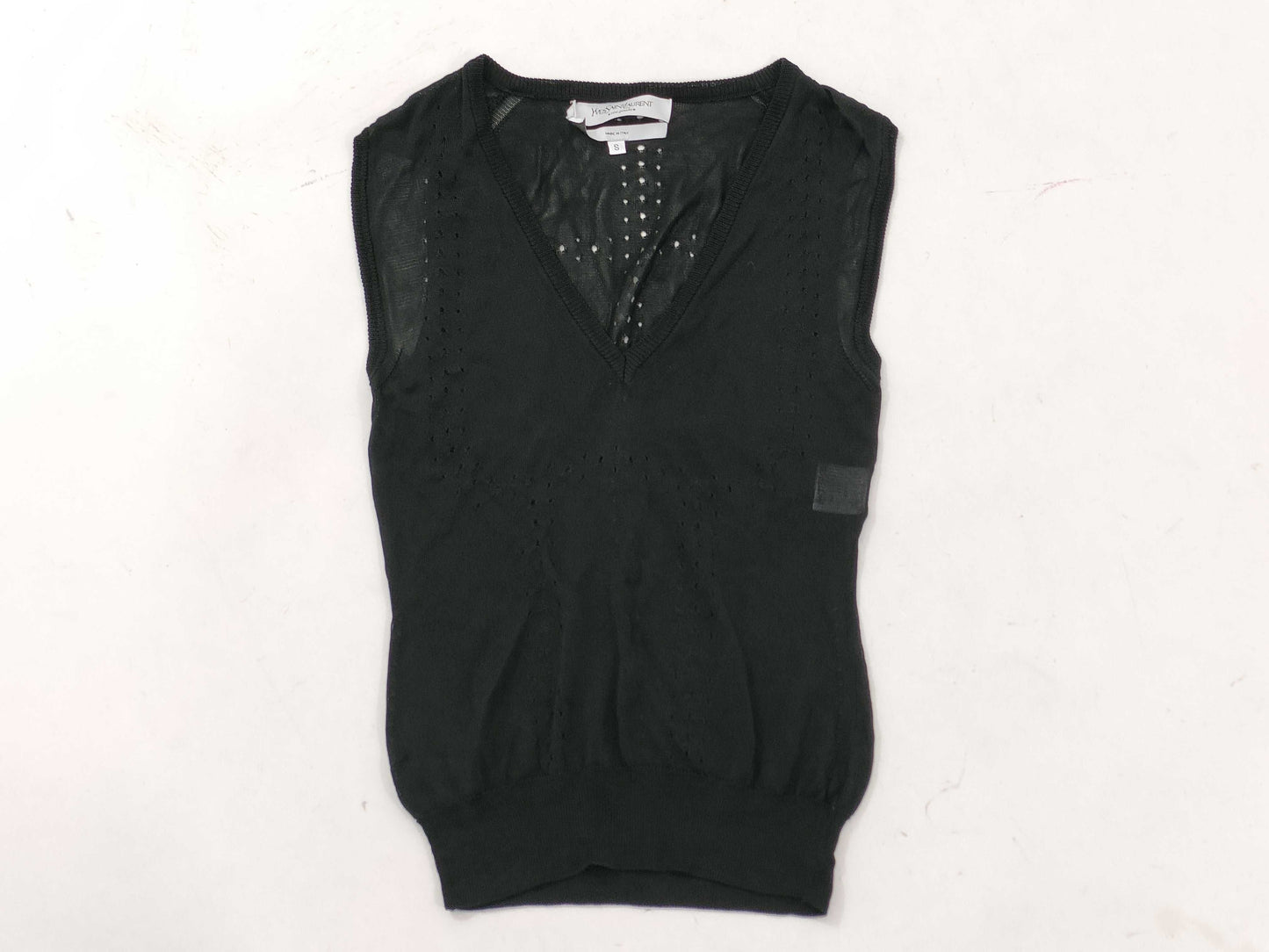 Yves Saint Laurent Vest/Black Vest