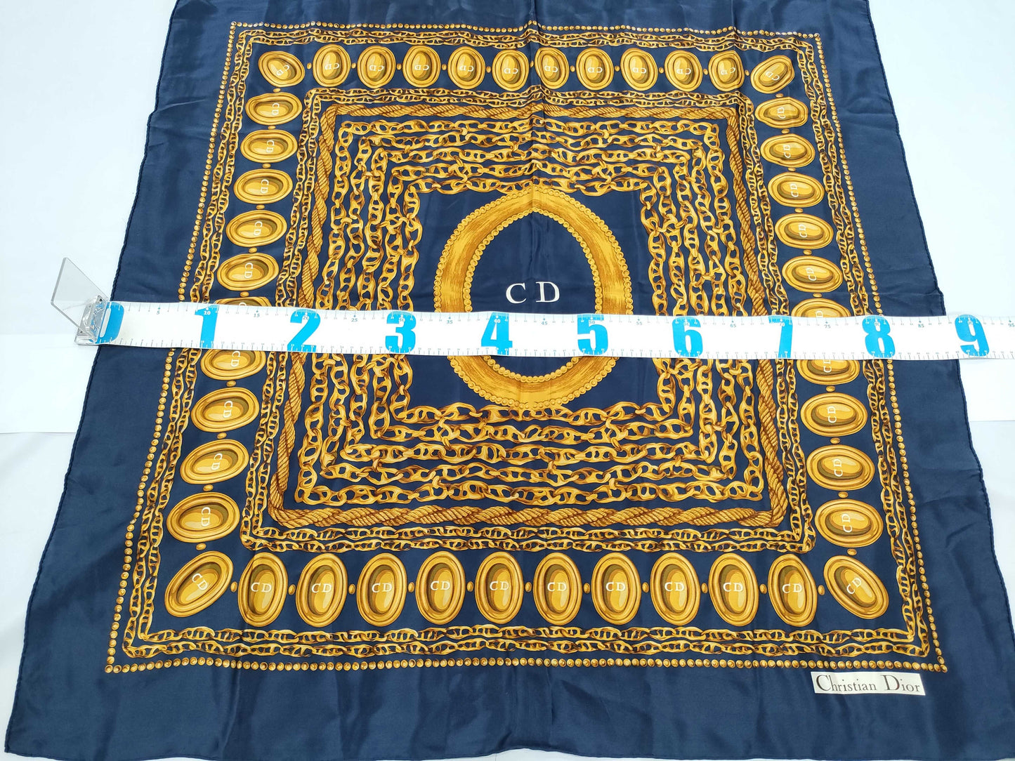 Dior CD logo scarf