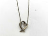 Tiffany & Co. Loving Heart Necklace with 1 Diamond, SV925, 2.7g