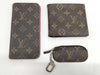 LOUIS VUITTON Monogram Charm/iPhone Case/Wallet etc. Set of 3 Other Accessories