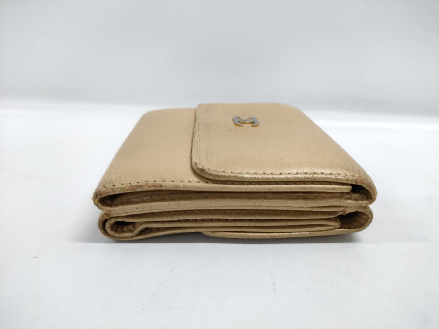 CHANEL double-hook wallet