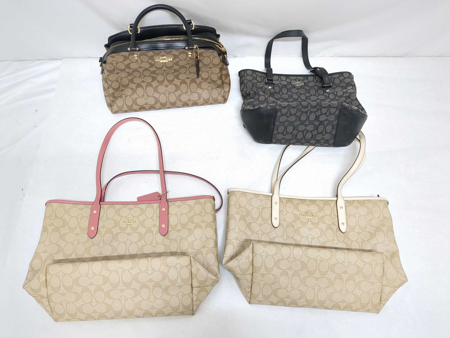 COACH Signature Tote Bag, etc. 4 Items Summary Tote Bag