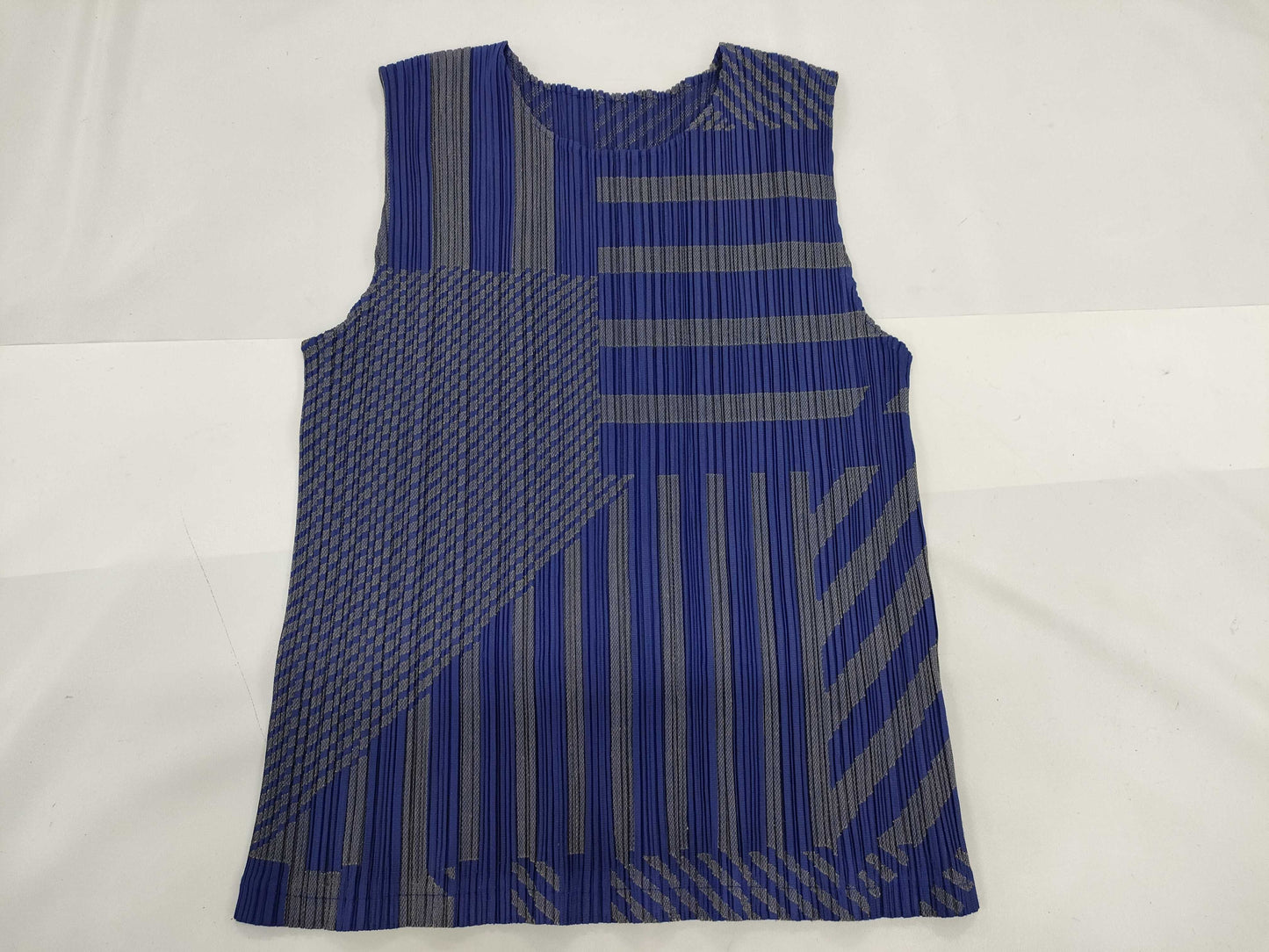 ISSEY MIYAKE Pleats Please Tank Top, All-Over Print