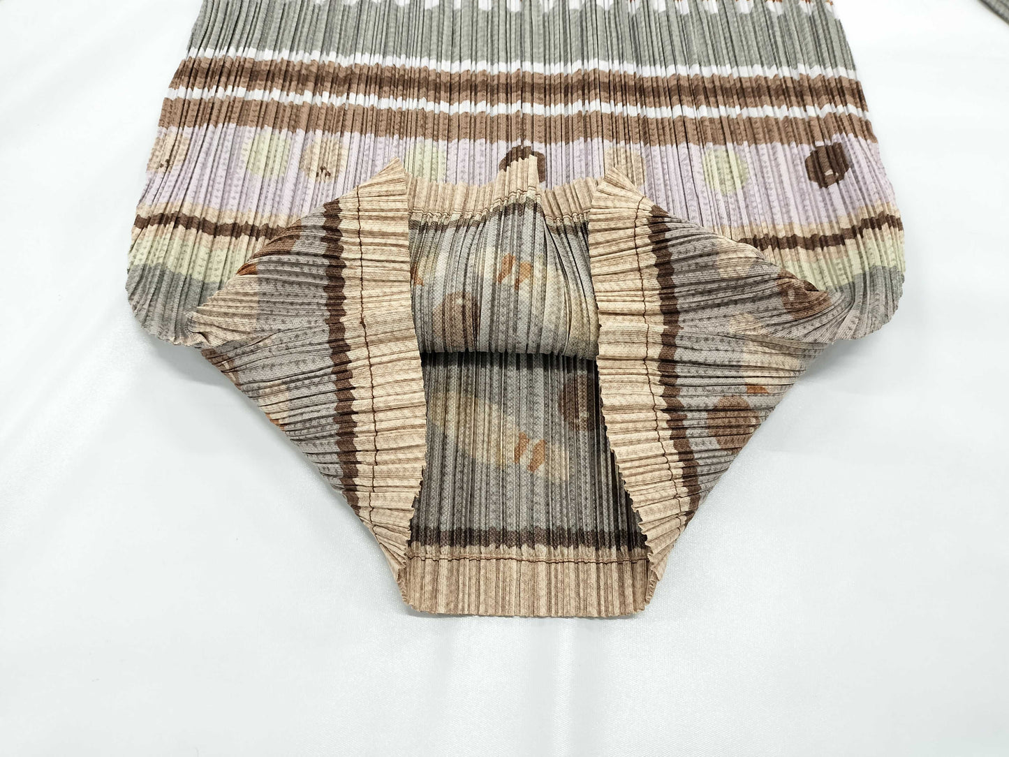 ISSEY MIYAKE Pleats Please Long Sleeve Bowling Top