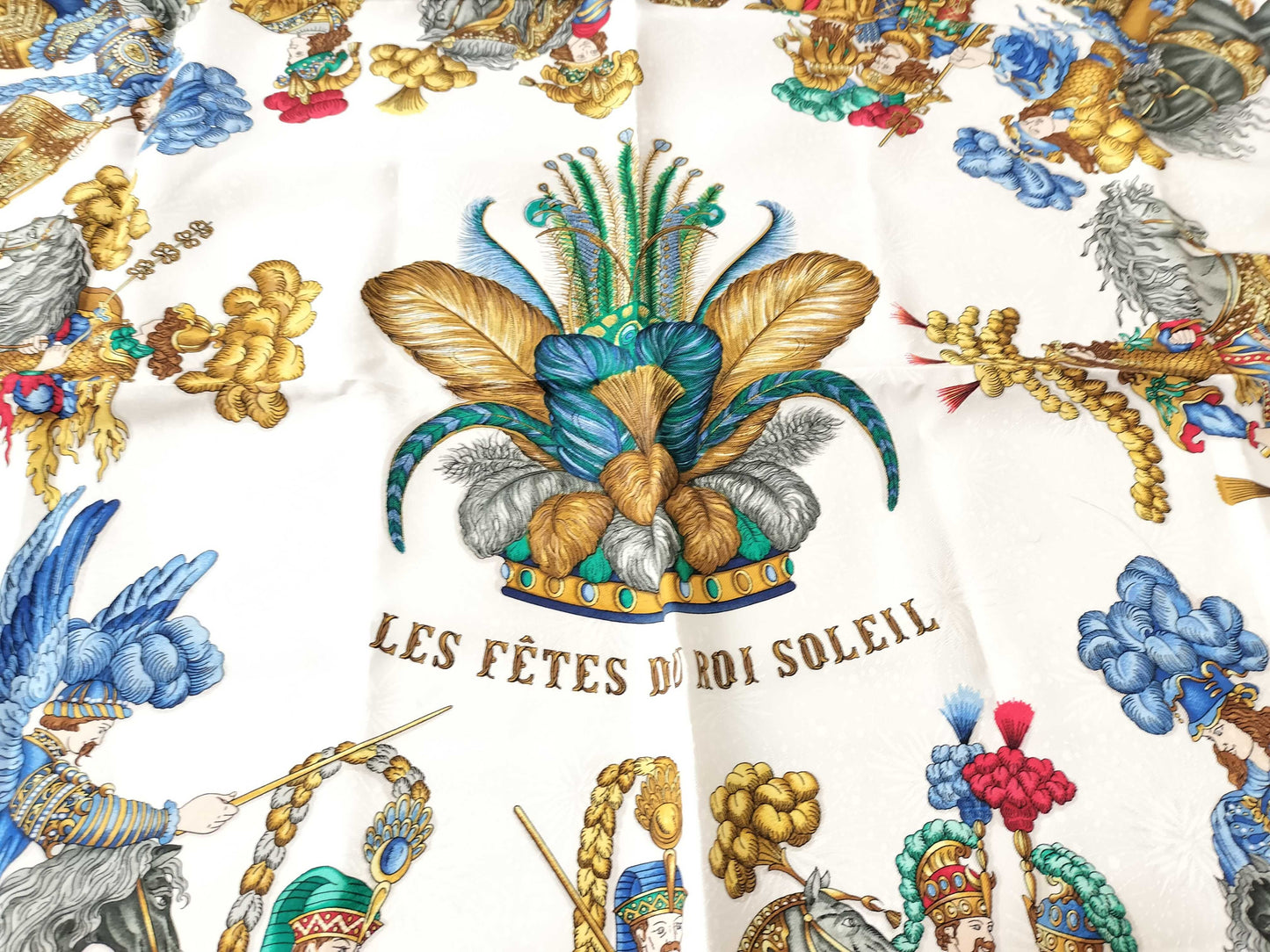 HERMES Carré Daimyo Prince of the Land of the Rising Sun Scarf