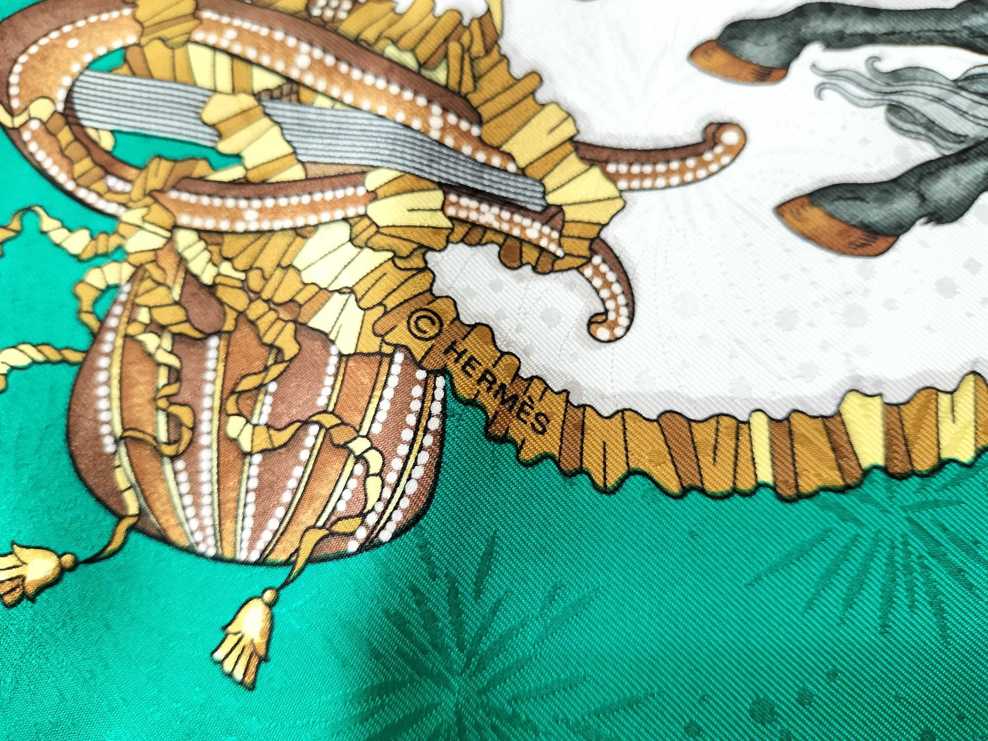 HERMES Carré Daimyo Prince of the Land of the Rising Sun Scarf