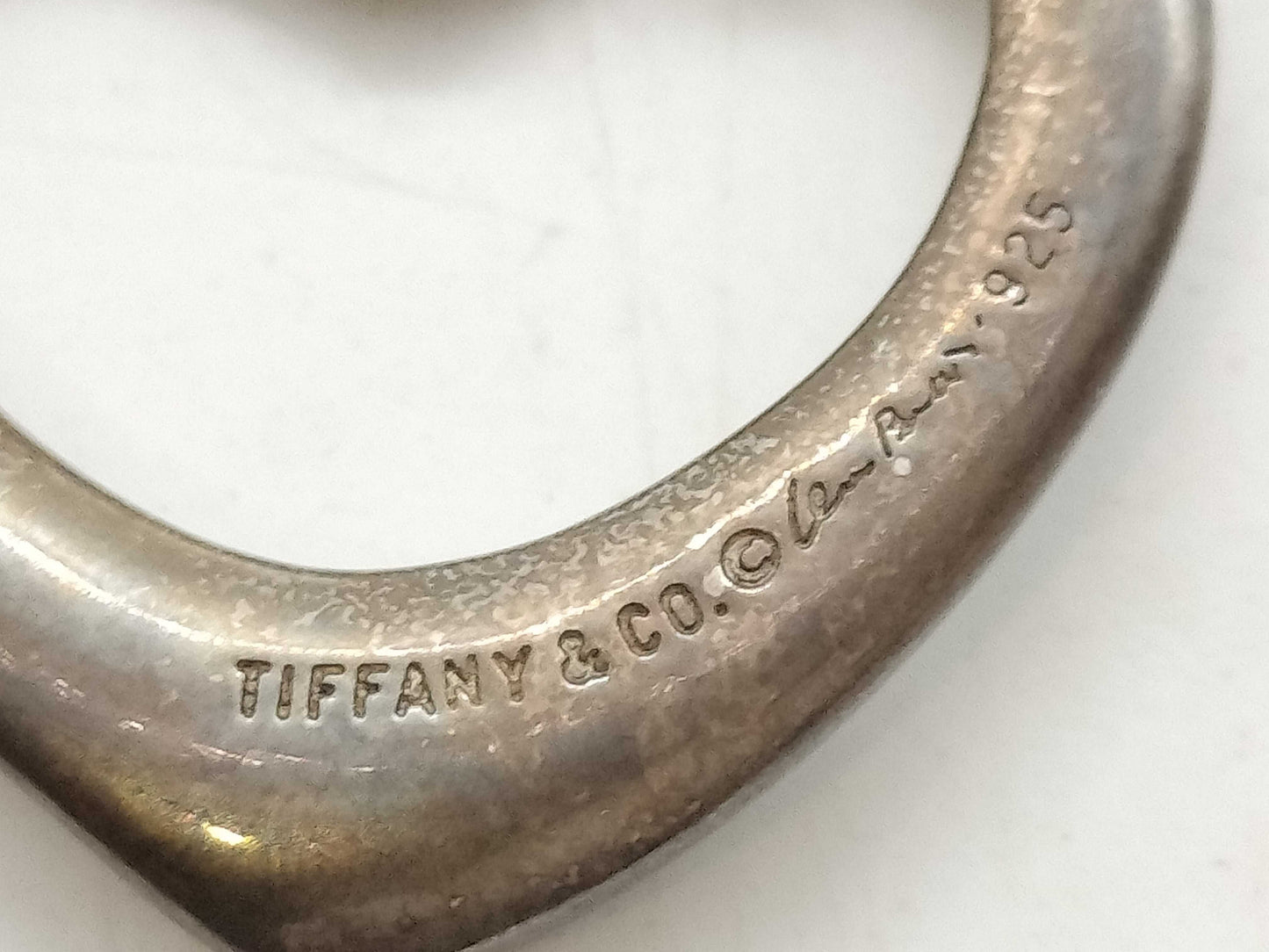 Tiffany & Co. Open Heart SV925 9.0g Necklace
