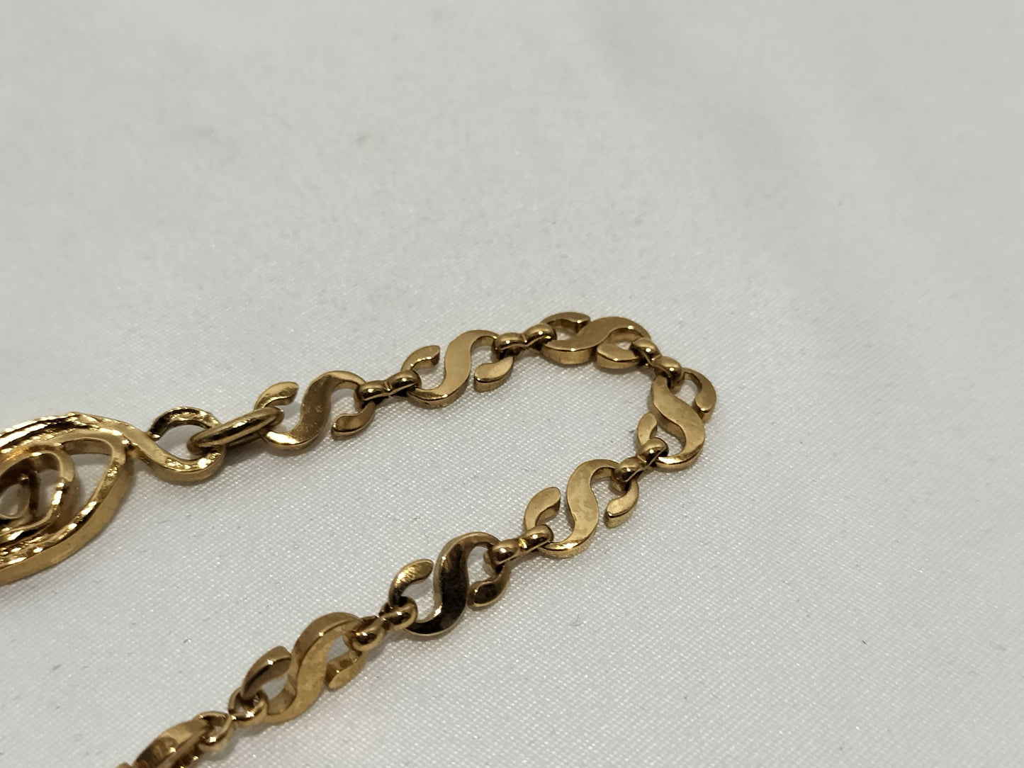 Yves Saint Laurent Vintage Gold-Colored Long Necklace