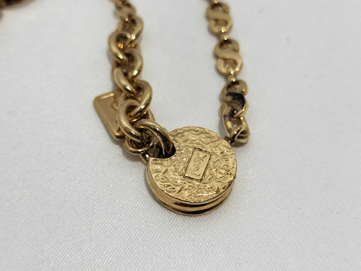 Yves Saint Laurent Vintage Gold-Colored Long Necklace