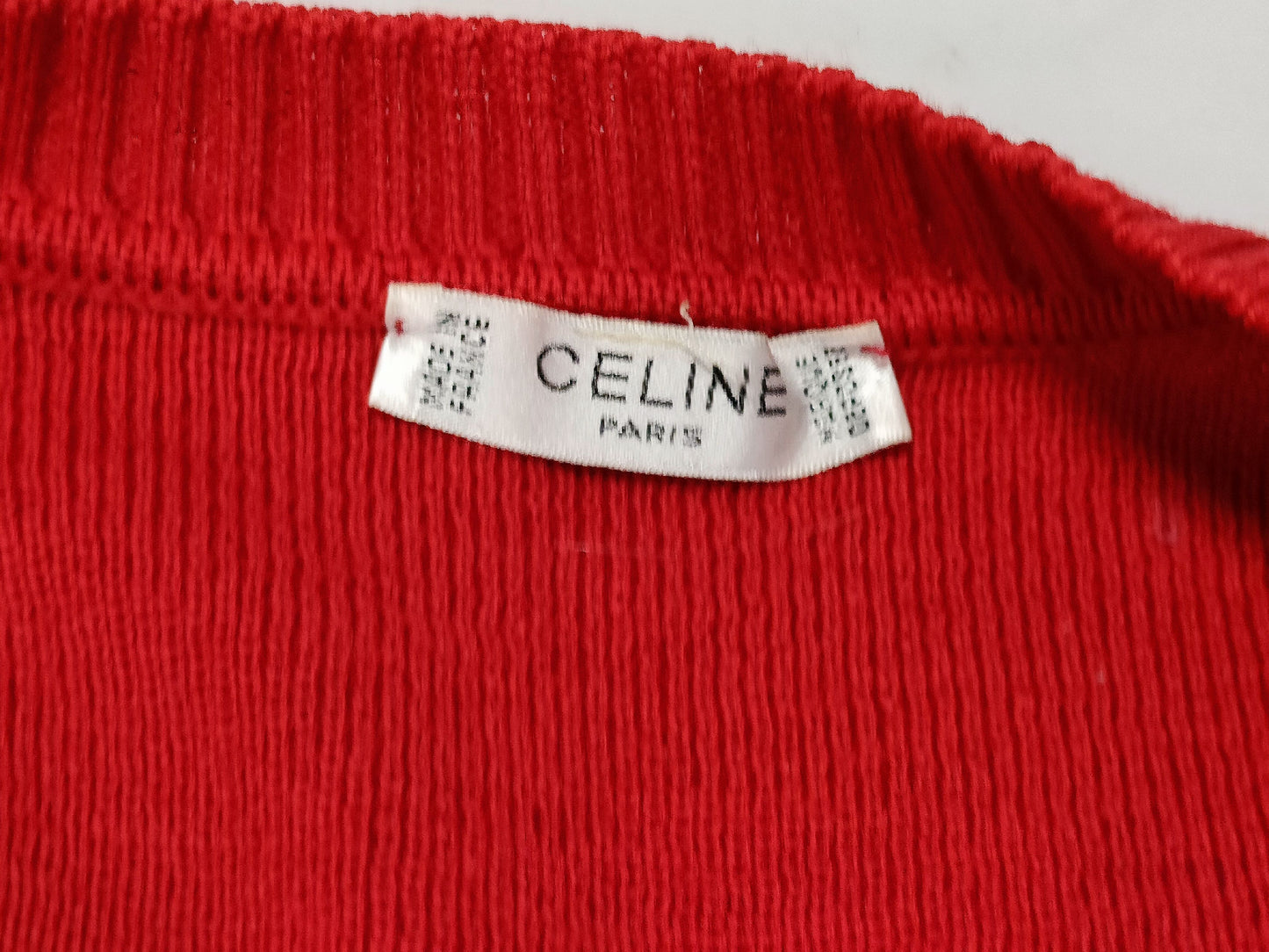 CELINE 90s Cardigan Red Cardigan