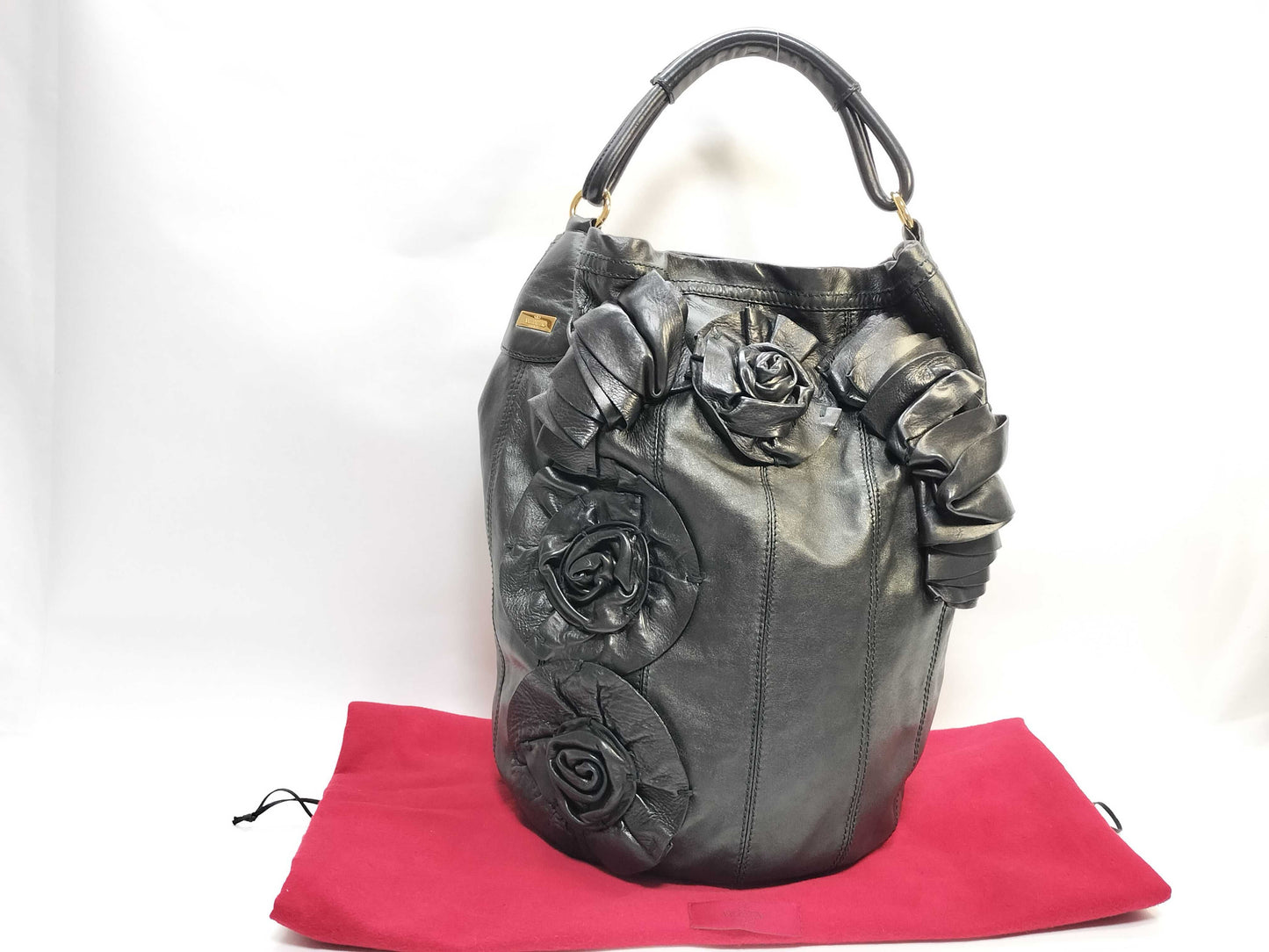 Valentino Garavani Leather One-Shoulder Tote Bag