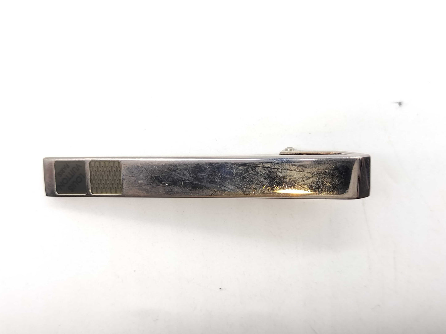 LOUIS VUITTON Damier Azur Tie Clip Tie Clip/Cufflinks
