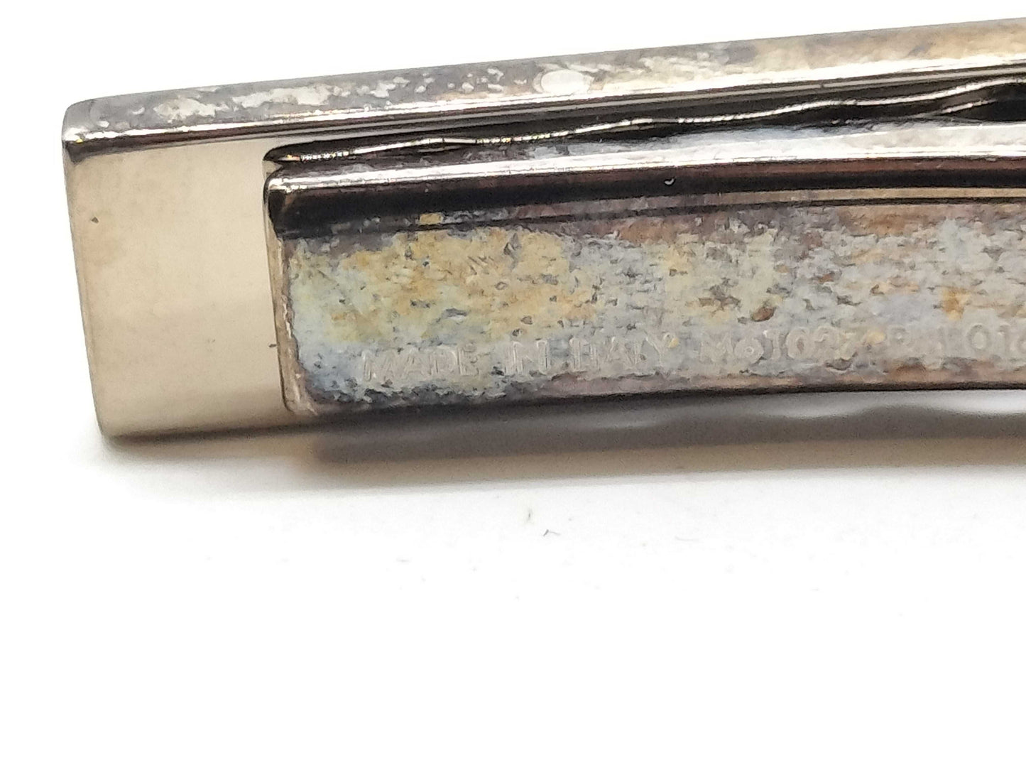 LOUIS VUITTON Damier Azur Tie Clip Tie Clip/Cufflinks