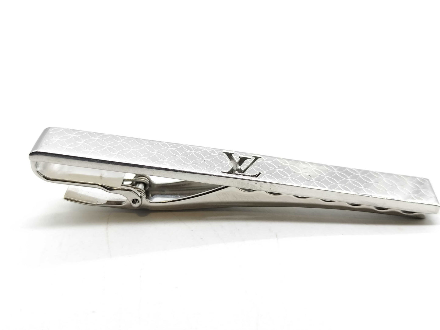 LOUIS VUITTON Damier Azur Tie Clip Tie Clip/Cufflinks