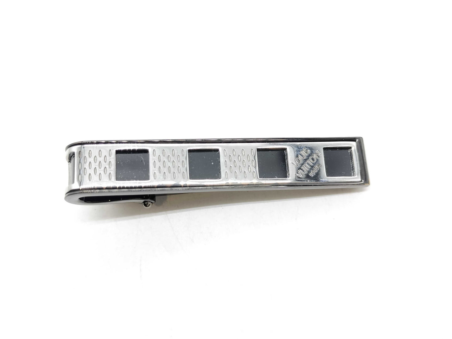 LOUIS VUITTON Damier Azur Tie Clip Tie Clip/Cufflinks