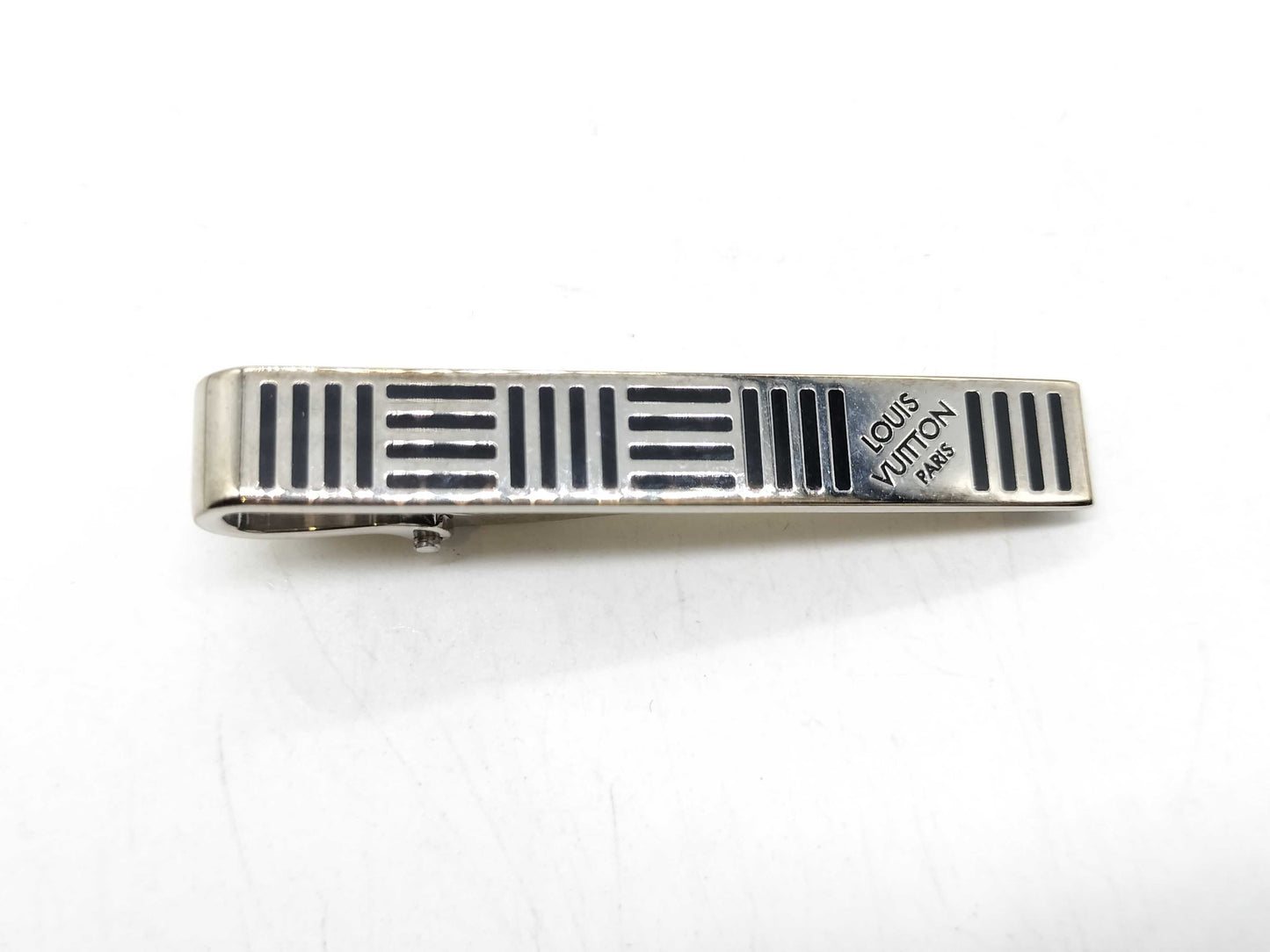 LOUIS VUITTON Damier Azur Tie Clip Tie Clip/Cufflinks