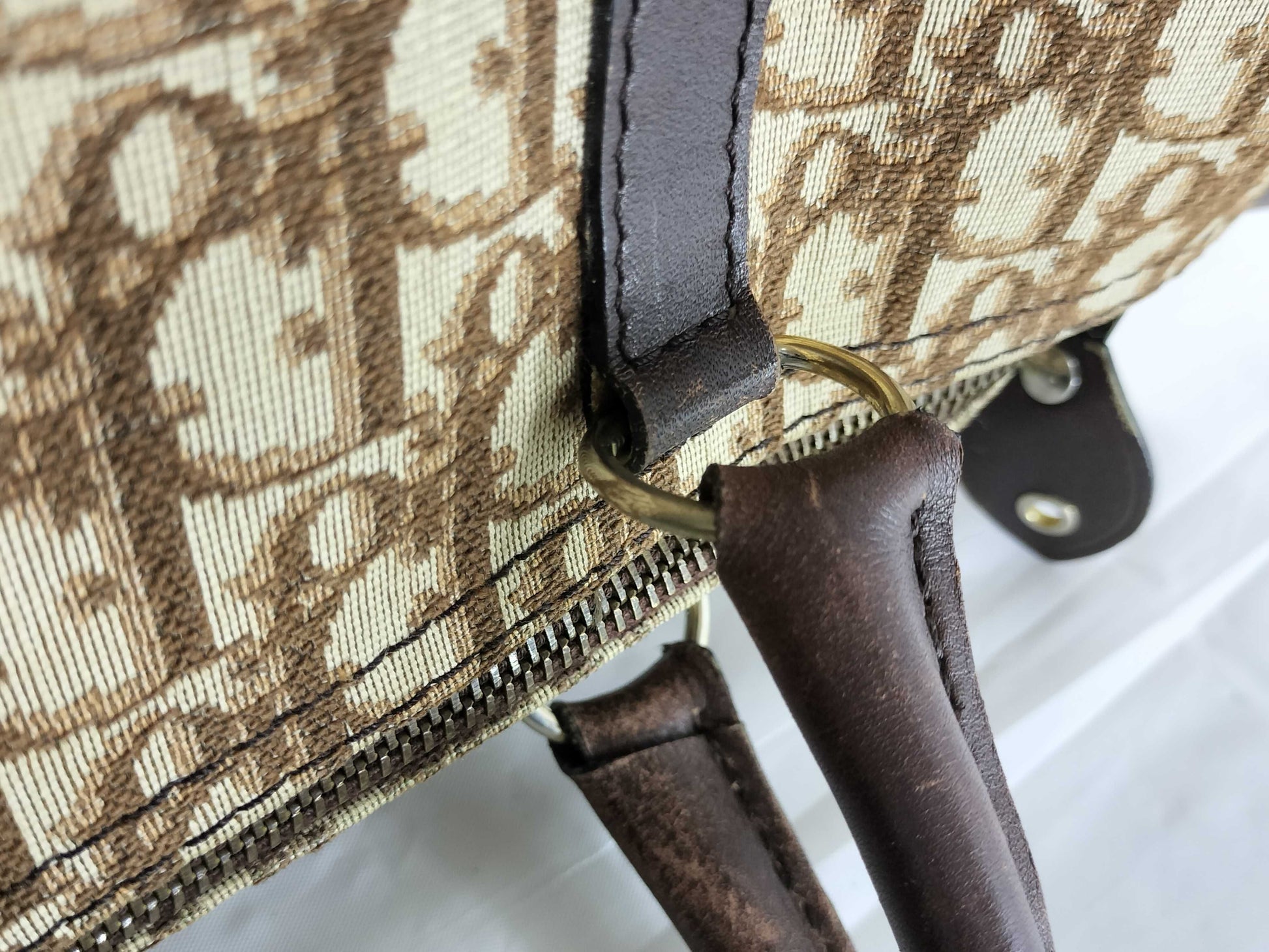 Dior Trotter Vintage Boston Bag