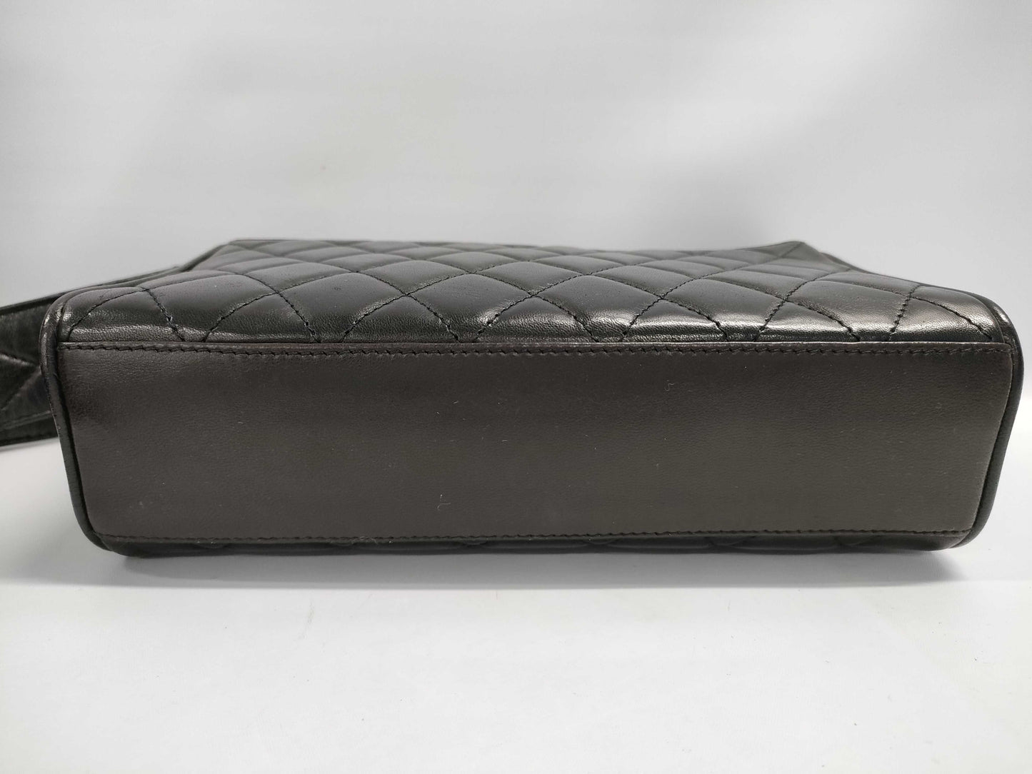 CHANEL Lambskin All Leather Coco Shoulder Mato Shoulder Bag