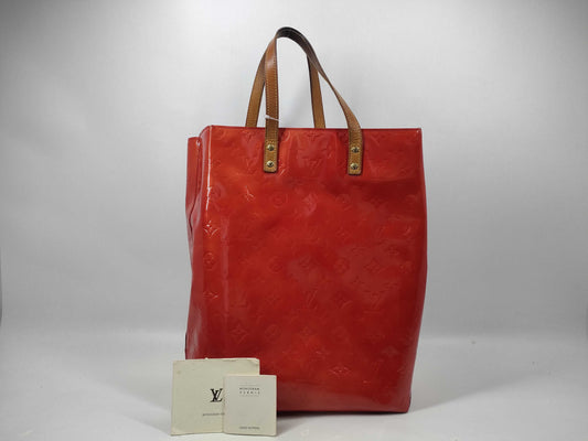 LOUIS VUITTON Vernis Lead MM M91143 Tote Bag