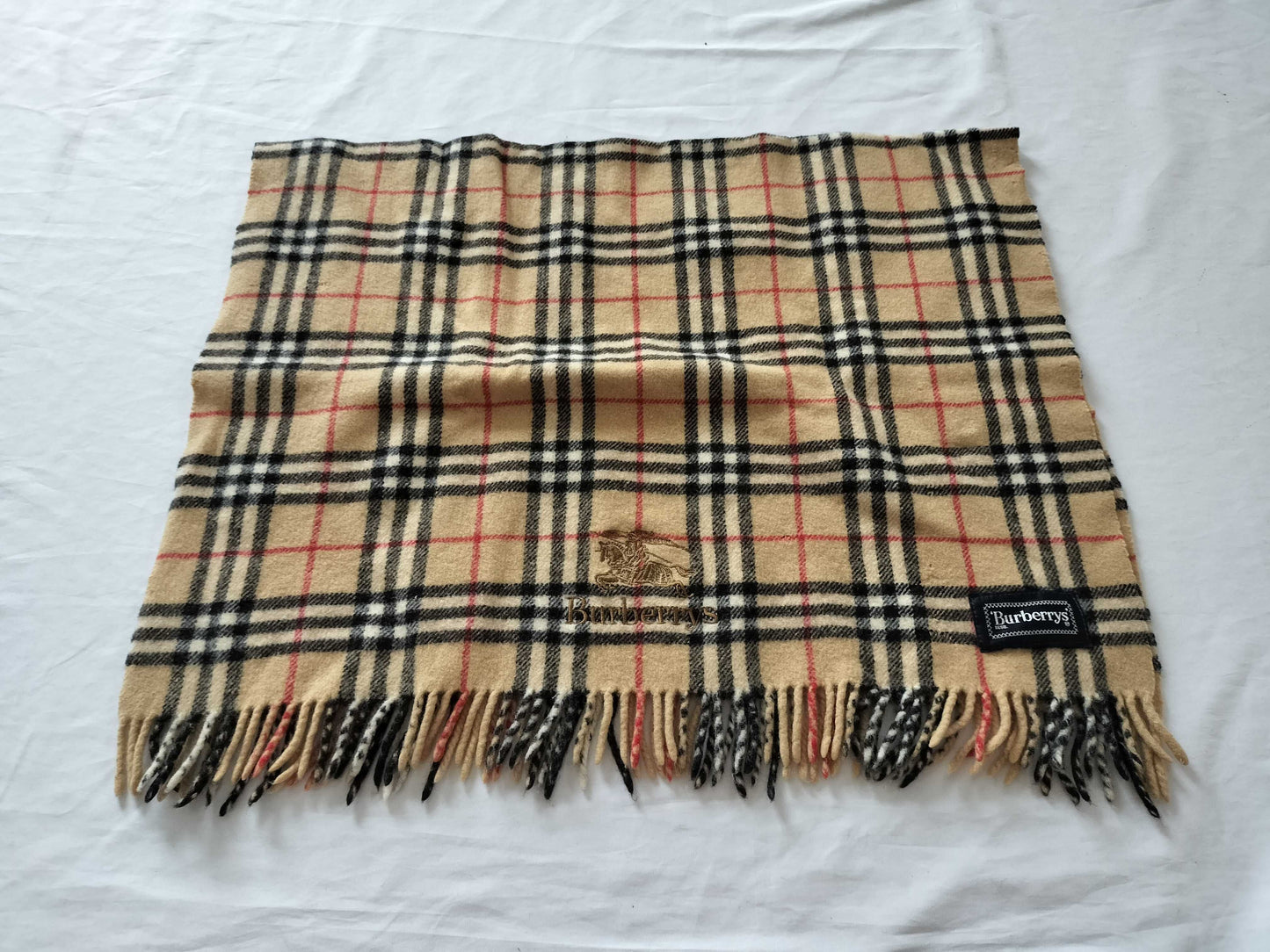 BURBERRY Nova Check Wool Scarf