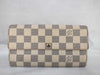 LOUIS VUITTON Damier Azur N61735 Portefeuille Sarah Wallet
