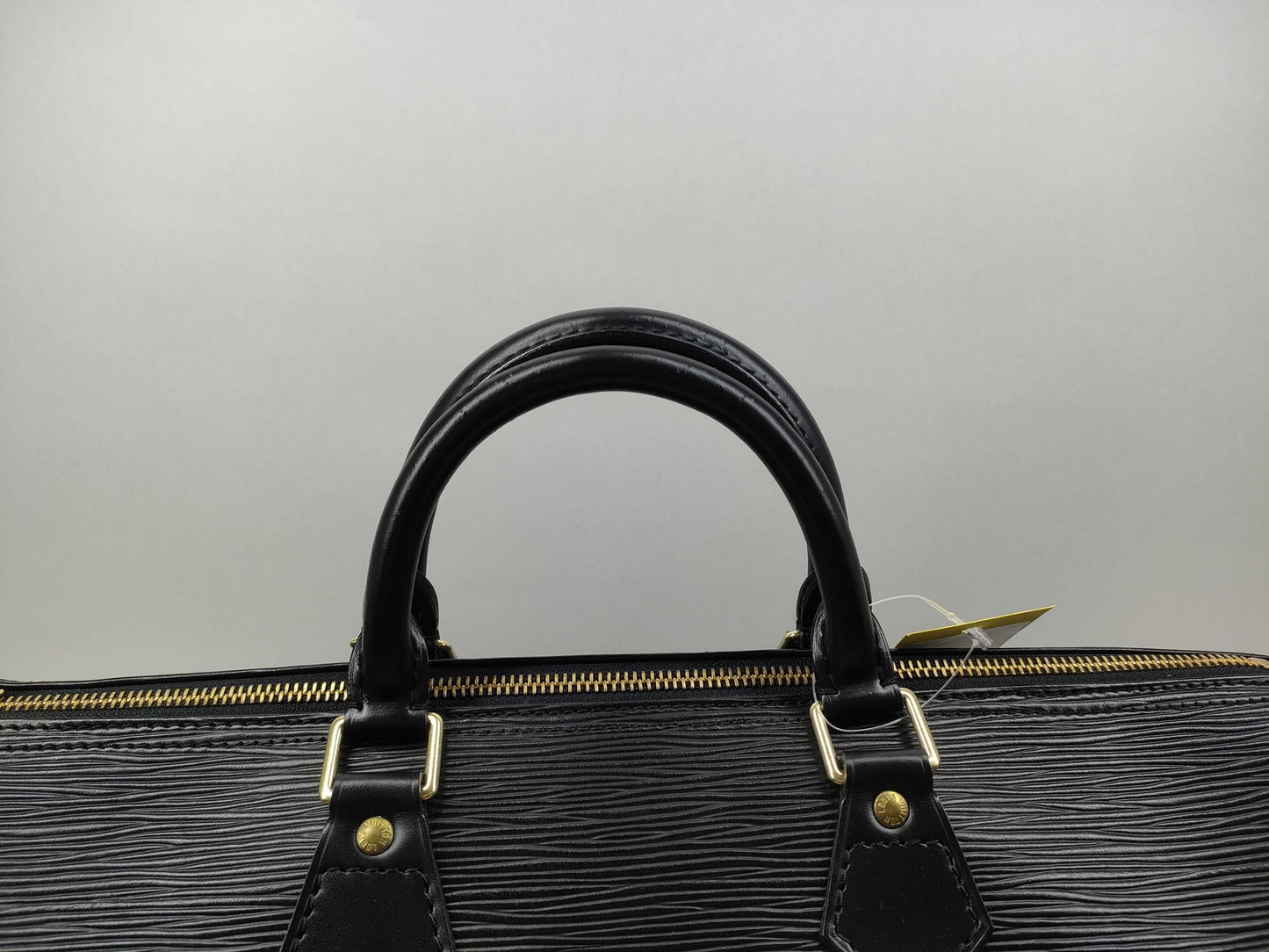 LOUIS VUITTON Epi Speedy 30 Noir Boston Bag