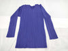 ISSEY MIYAKE Pleats Please Long Sleeve Purple Top
