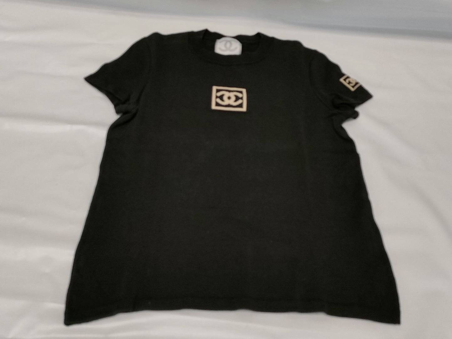CHANEL Sport 03A T-shirt Black T-shirt