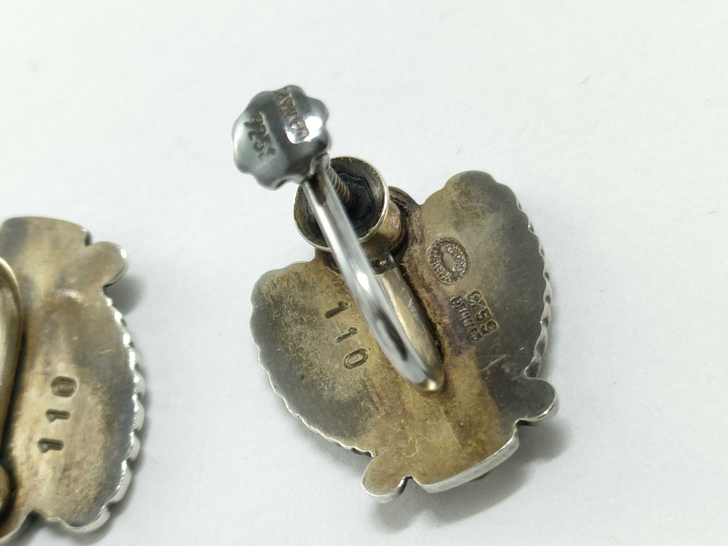 Georg Jensen Leaf SV925 8.7g Earrings