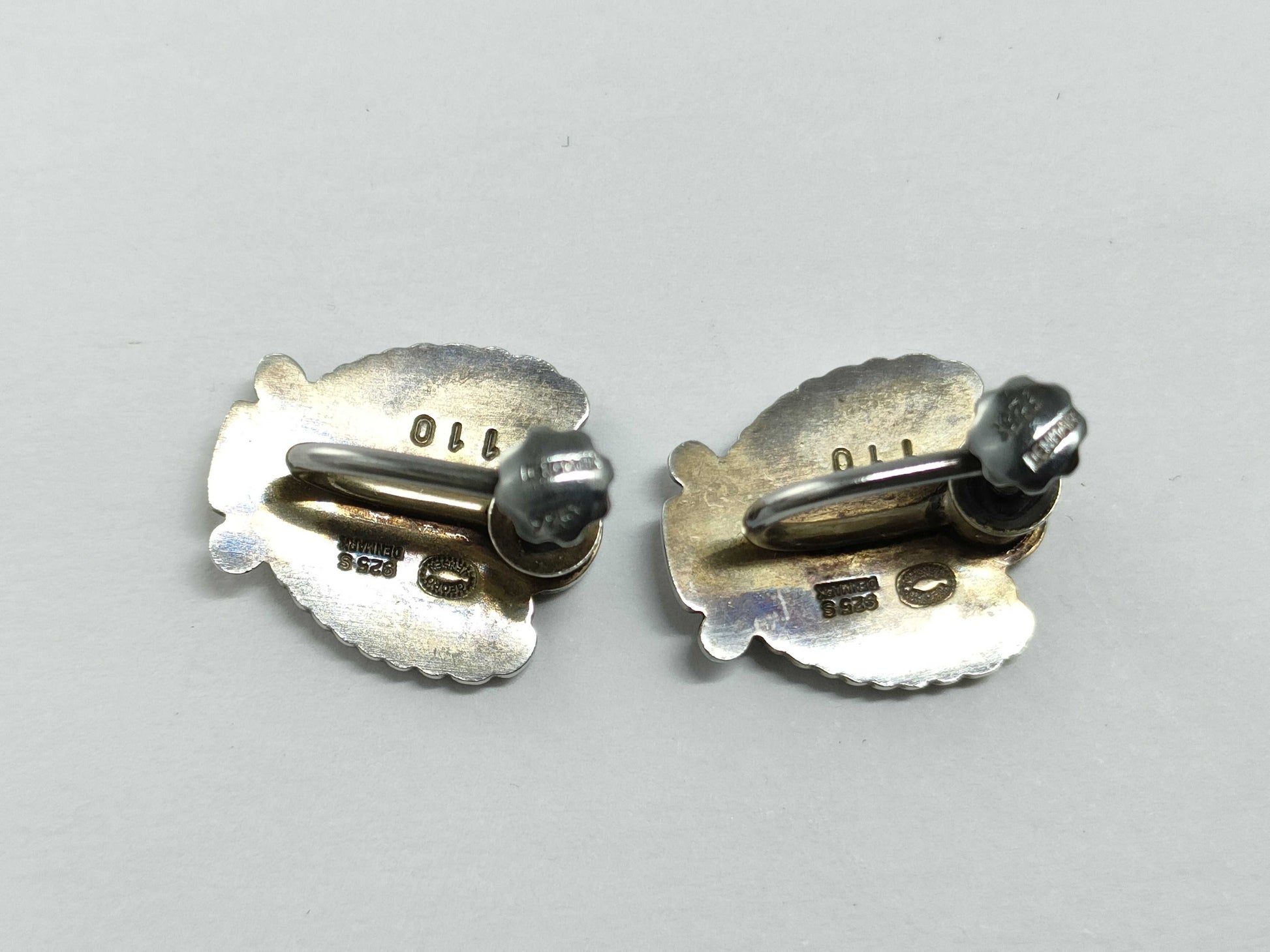 Georg Jensen Leaf SV925 8.7g Earrings