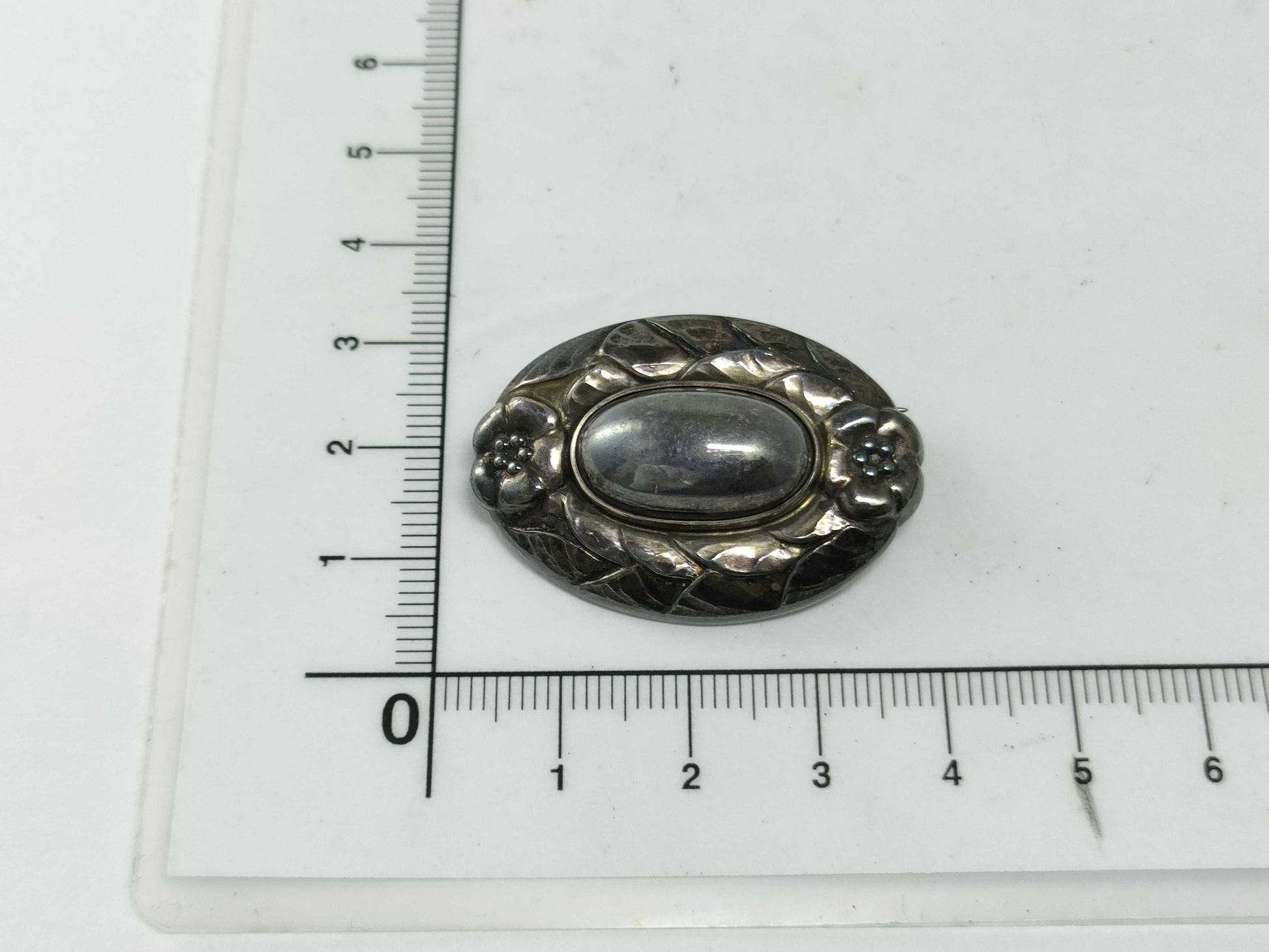 Georg Jensen Leaf SV925 11.0g Brooch