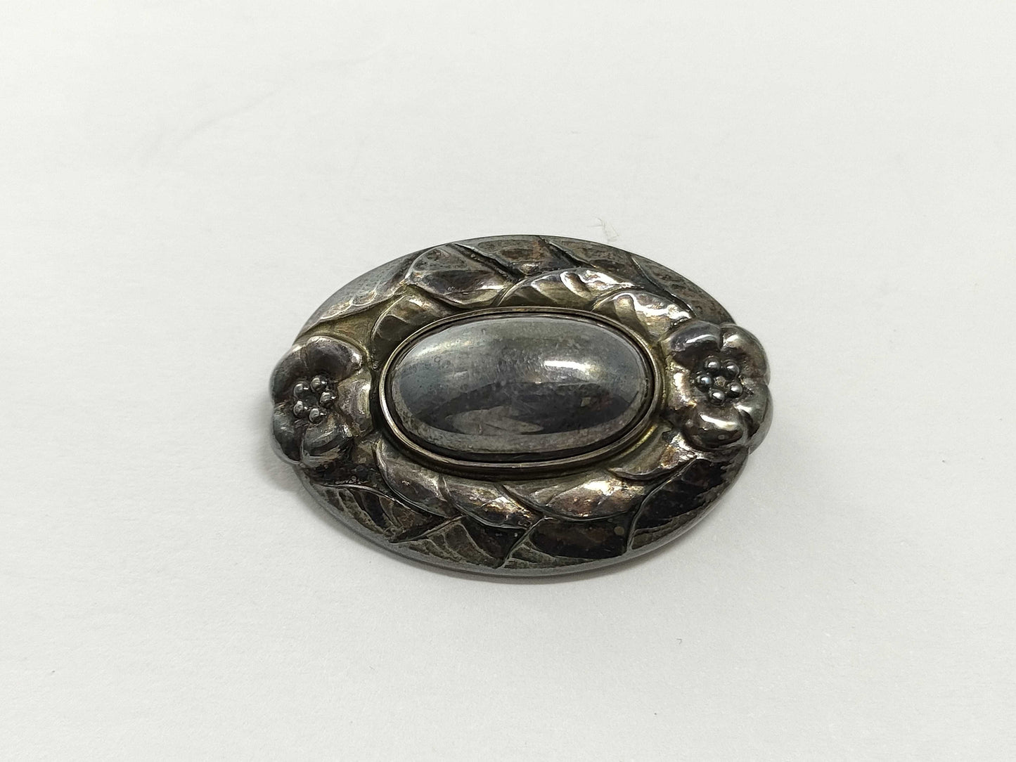 Georg Jensen Leaf SV925 11.0g Brooch