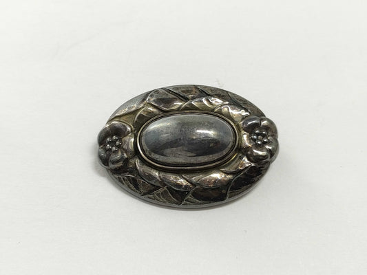 Georg Jensen Leaf SV925 11.0g Brooch