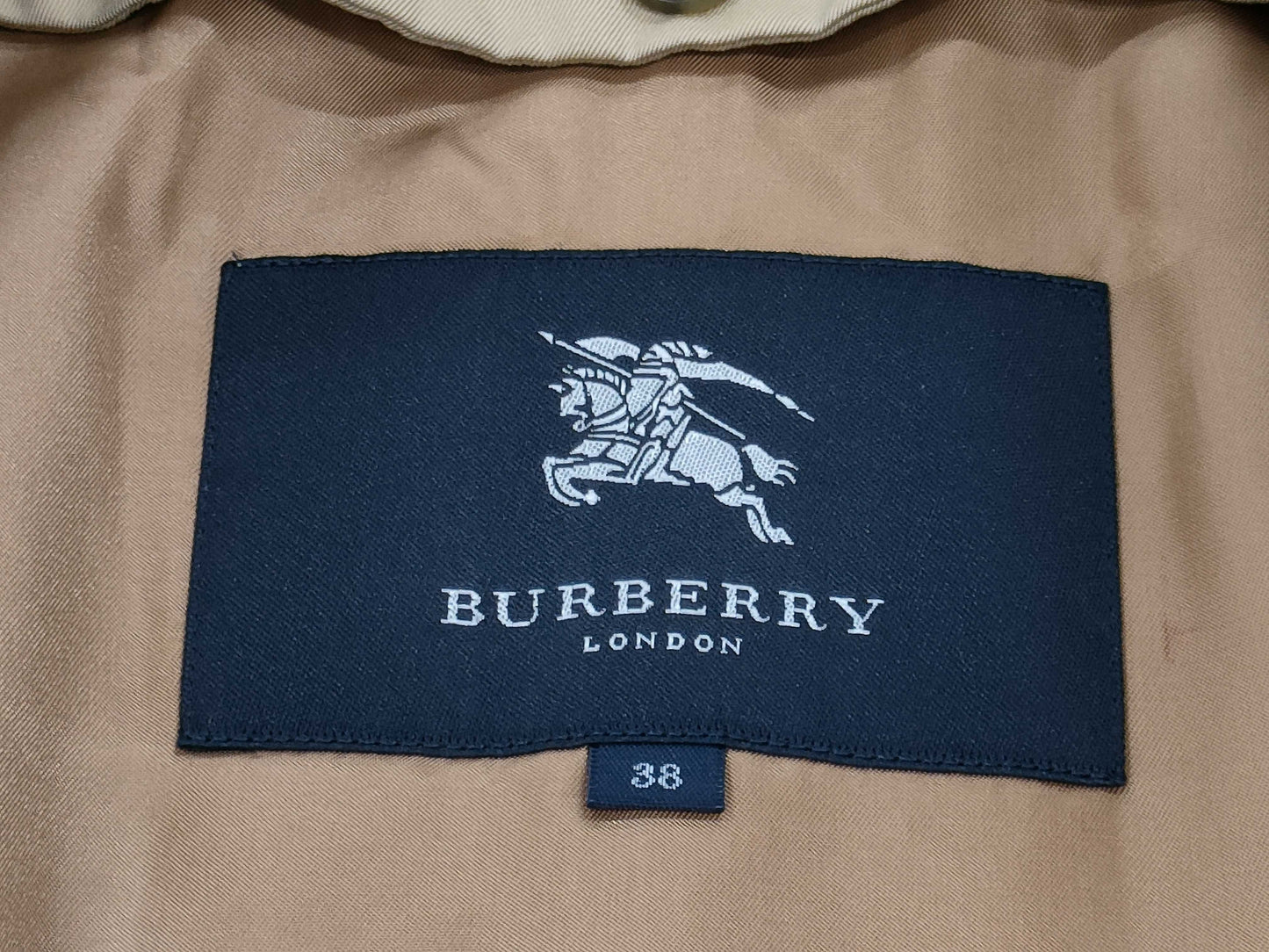 BURBERRY fur coat with tag