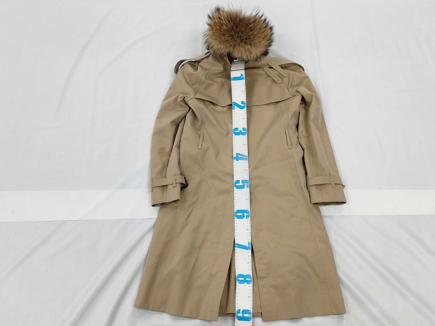 BURBERRY fur coat with tag