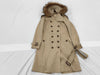 BURBERRY fur coat with tag